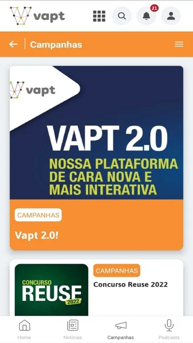 Скриншоты Vapt App