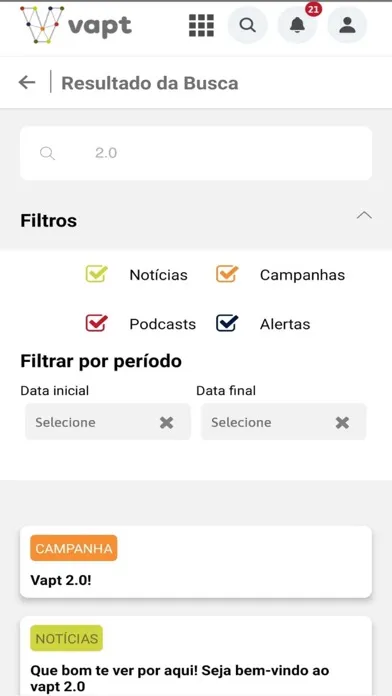 Скриншоты Vapt App