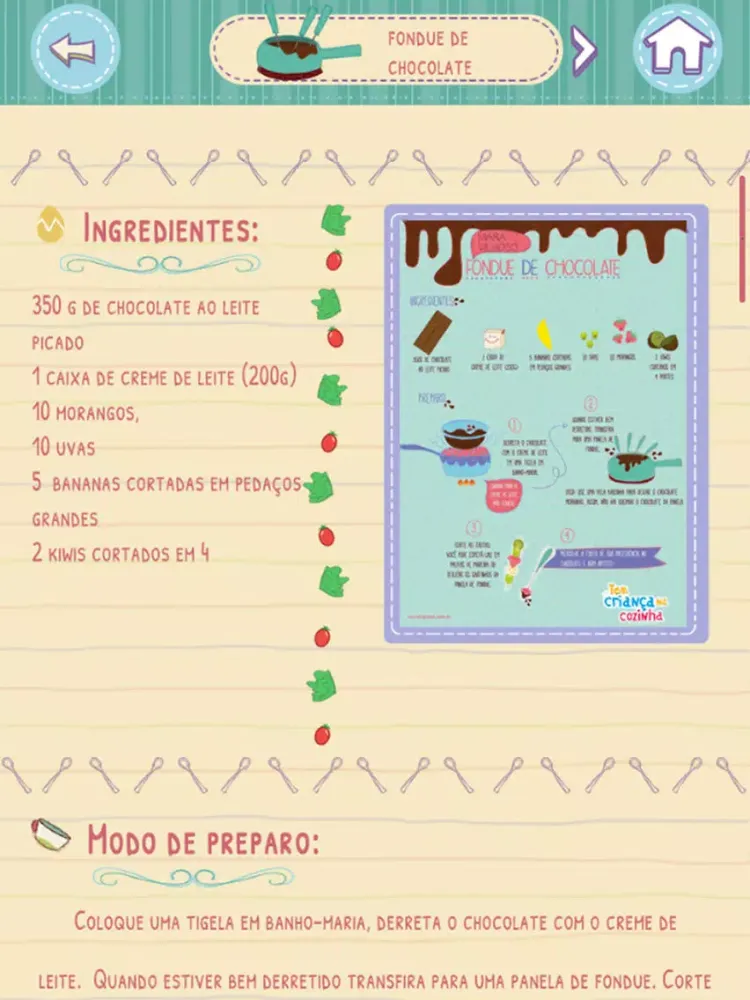 Capturas de tela do Mega Chef iPad 
