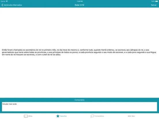 Bíblia Sagrada Evangélica iPad  Screenshots