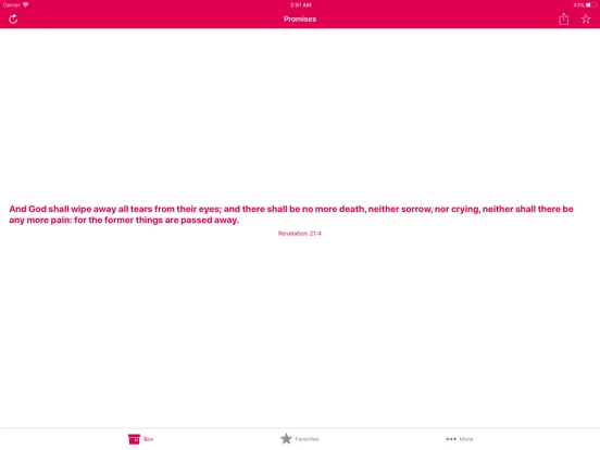 Promise Box iPad  Screenshots