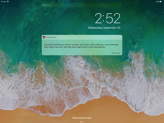 Promise Box iPad  Screenshots