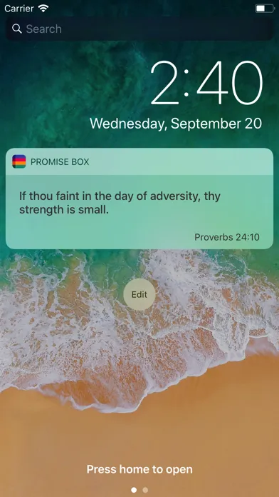 Promise Box Screenshots
