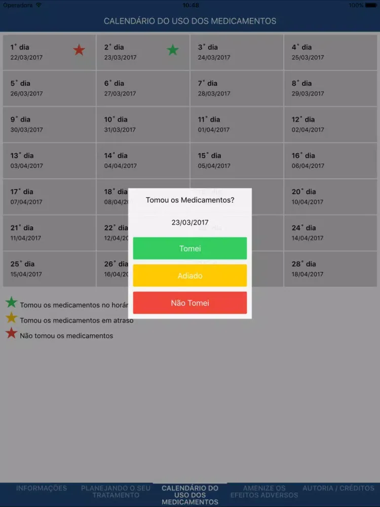 Screenshot di EoHIV iPad 