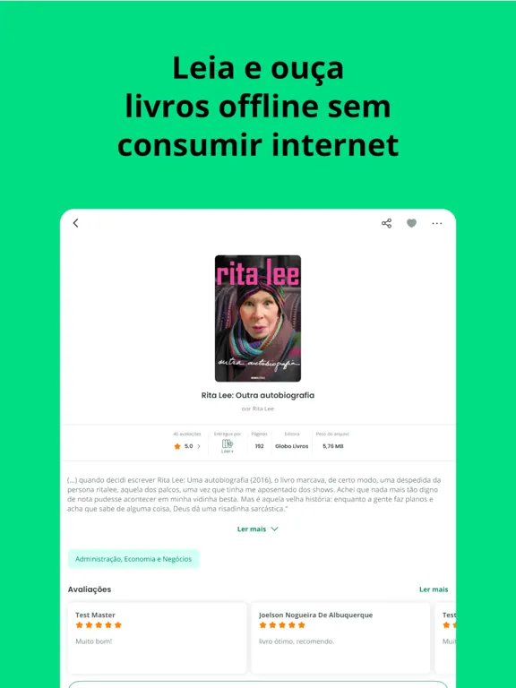 Skeelo: Livros e Audiobooks iPad  Screenshots