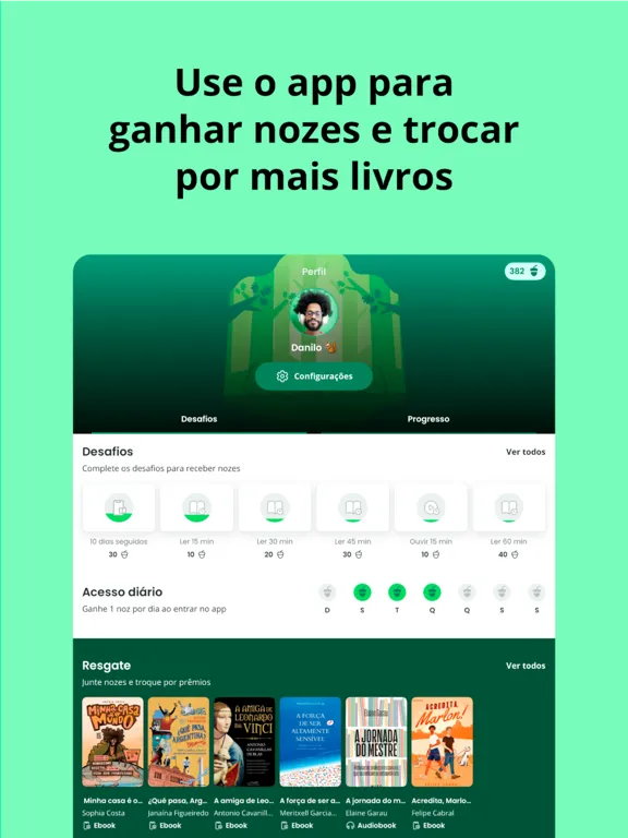 Skeelo: Livros e Audiobooks iPad  Screenshots
