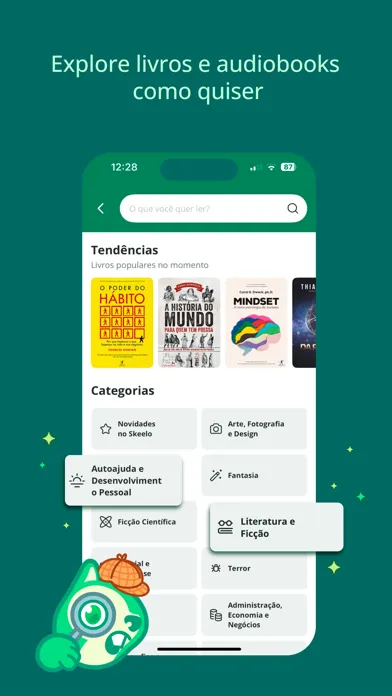 Skeelo: Livros e Audiobooks Screenshots