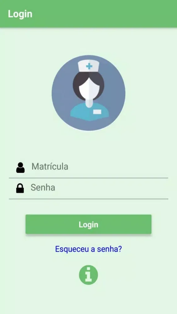 Ảnh chụp màn hình của Aplicador Vacina Blockchain
