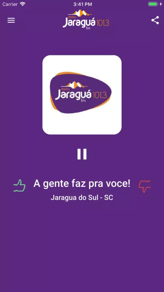 Скриншоты Rádio Jaraguá FM