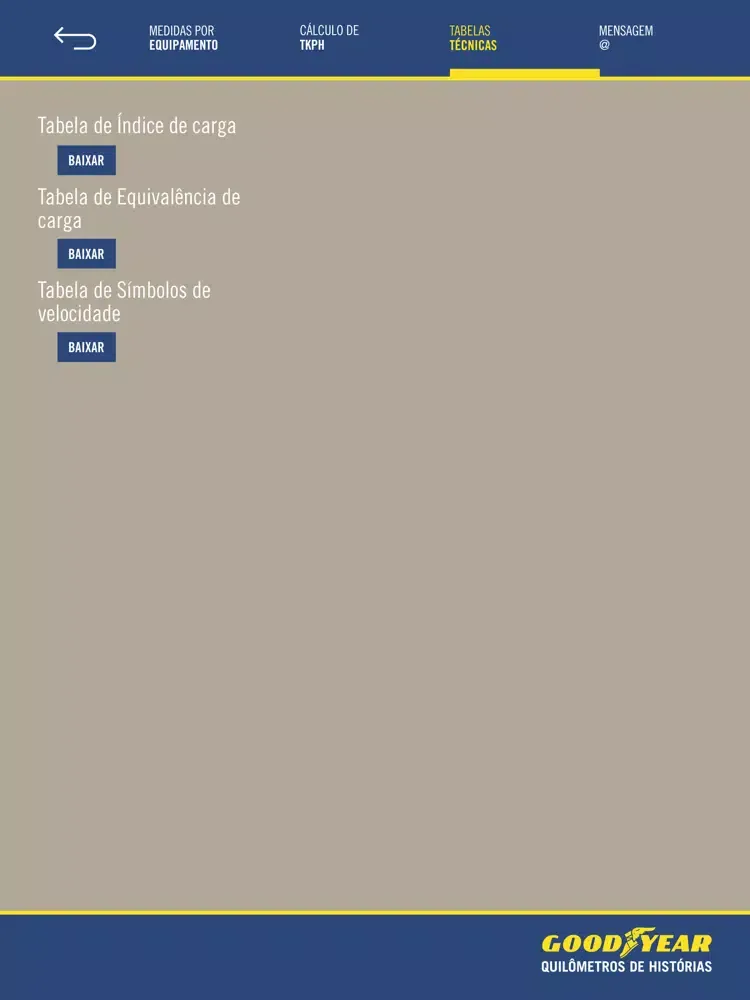 Goodyear OTR LA iPad 应用截图