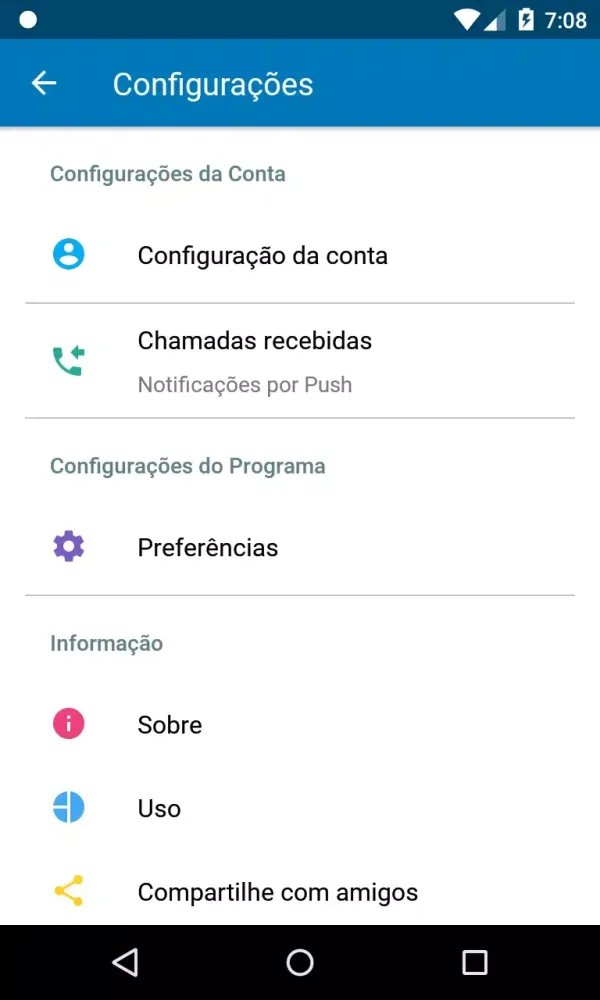 Tangkapan layar JRC PABX Brasil