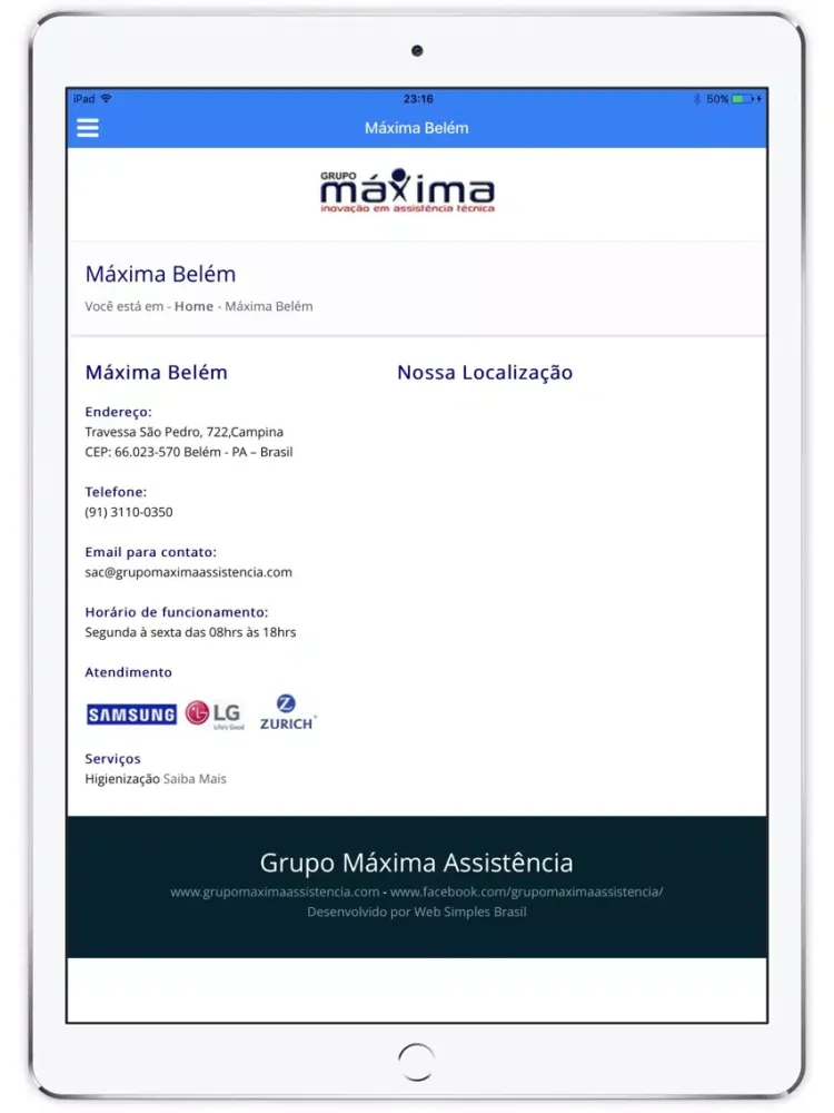 Grupo Máxima iPad  स्क्रीनशॉट