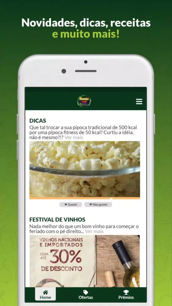 Santo Supermercados سکرین شاٹس