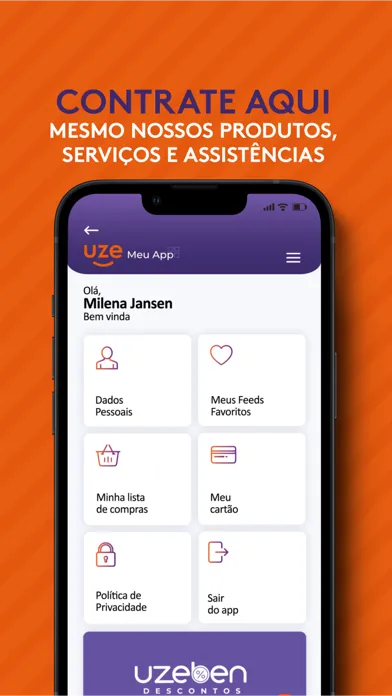 Captures d'écran de UZE Meu App