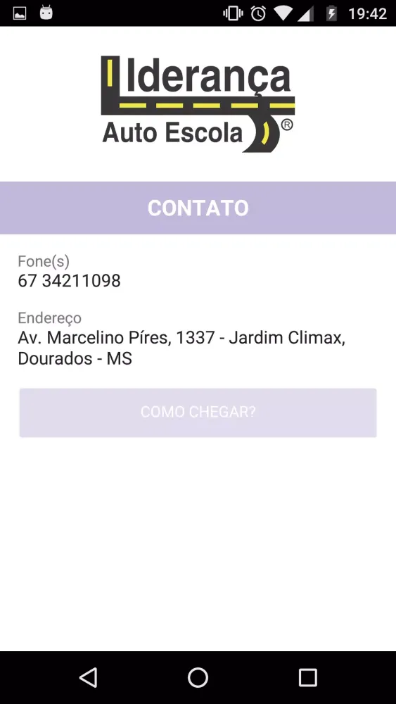 Auto Escola Liderança MS Screenshots