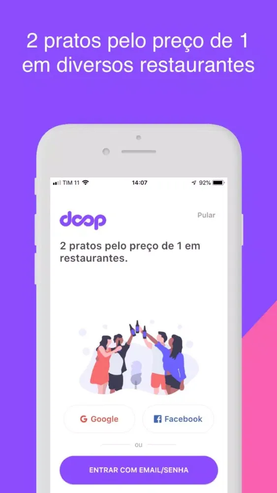 Doop - Restaurantes, Bares e +應用截圖