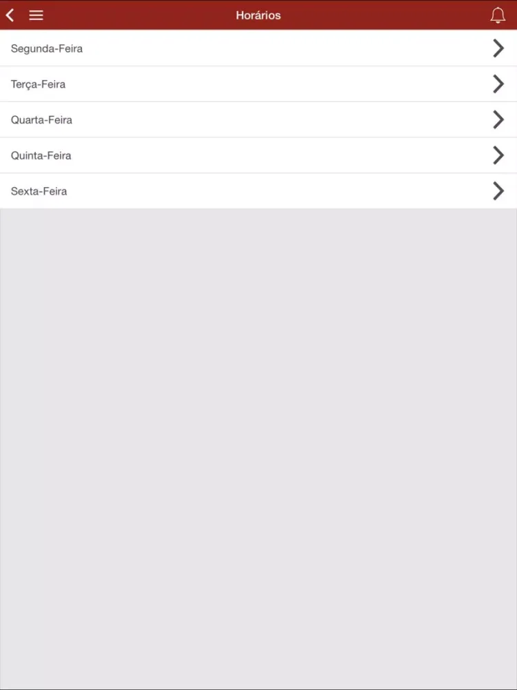 Tangkapan layar Colégio São Bento iPad 