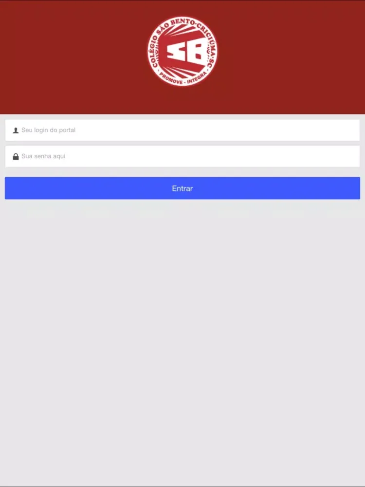 Tangkapan layar Colégio São Bento iPad 