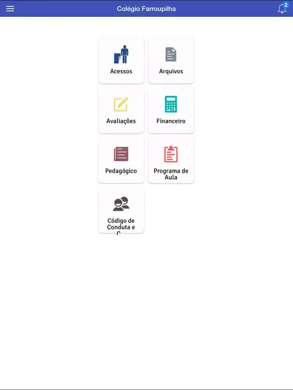 Capturas de tela do ABE 1858 - Gestor iPad 