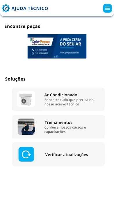 Captures d'écran de Ajuda Tecnico