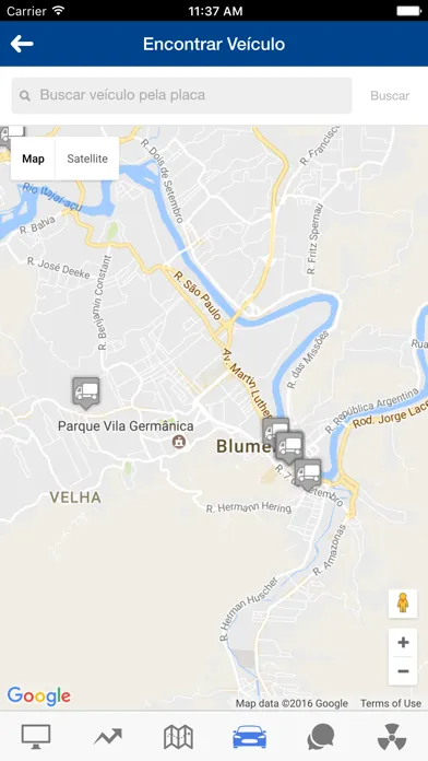 Zrzuty ekranu Tracking Ambev