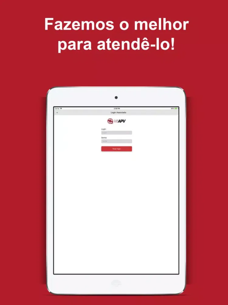 Capturas de tela do Clube Mais APV iPad 