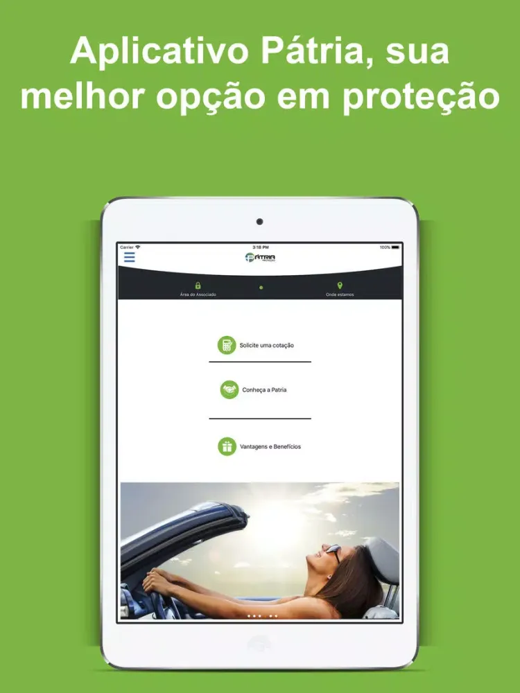 Captures d'écran de Pátria Proteção iPad 