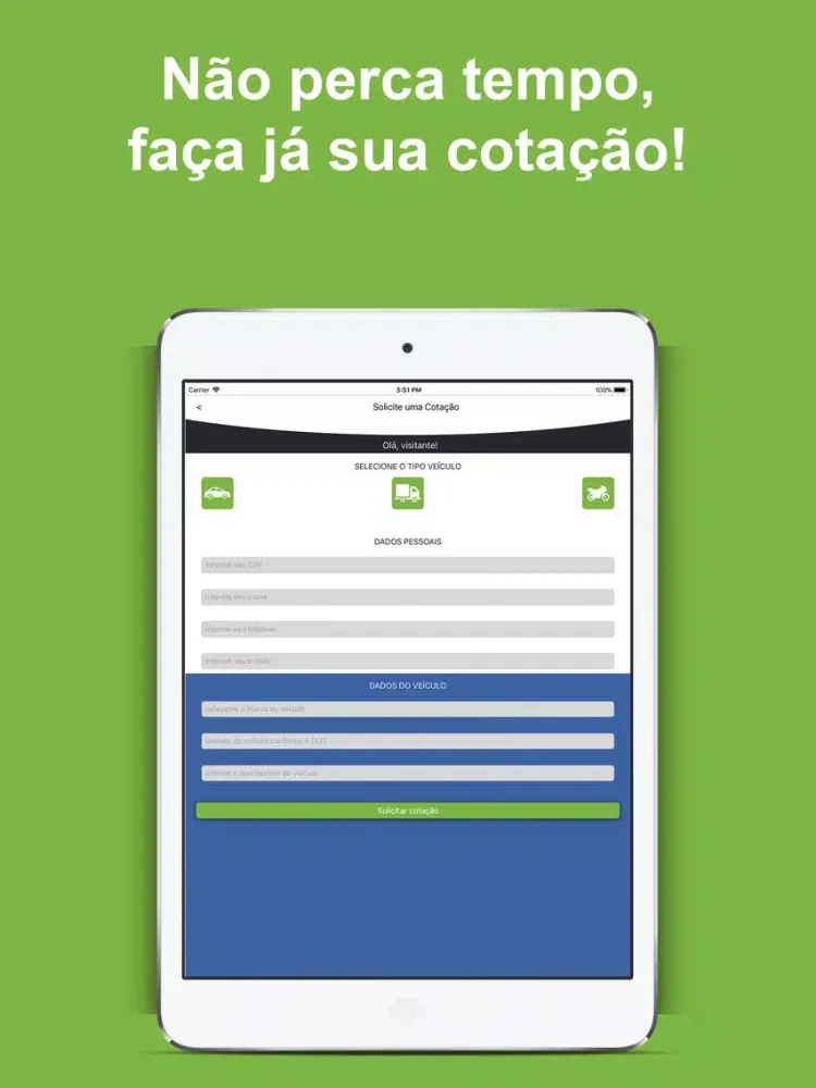 Captures d'écran de Pátria Proteção iPad 