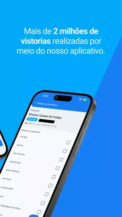 Capturas de tela do Visto