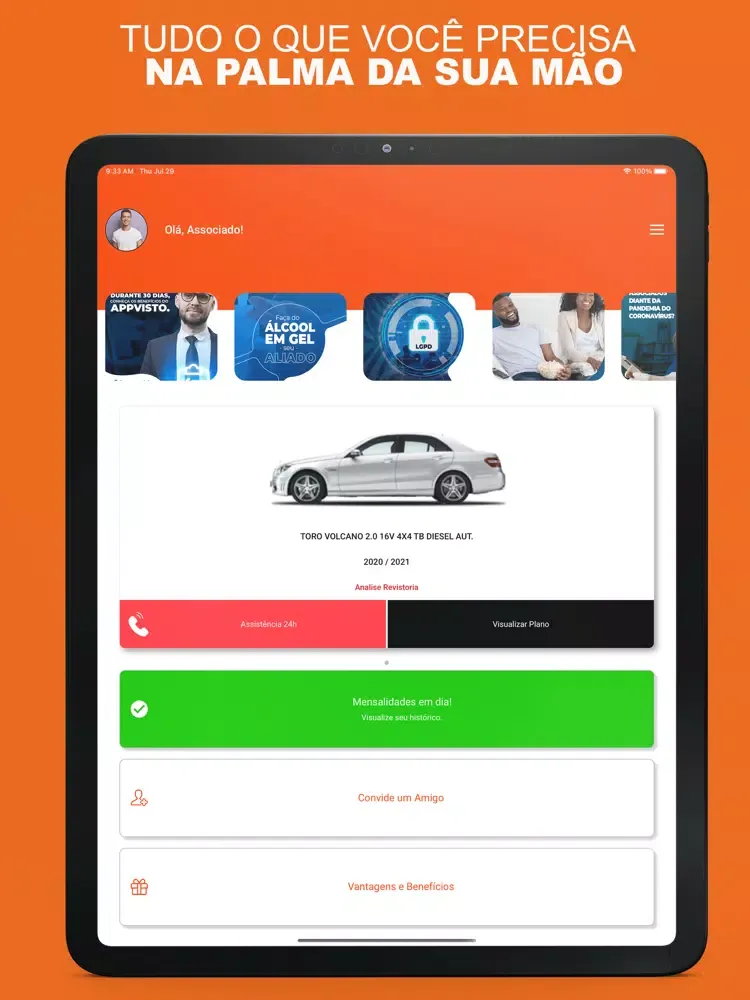 Screenshot di Vrum Proteção Veicular iPad 