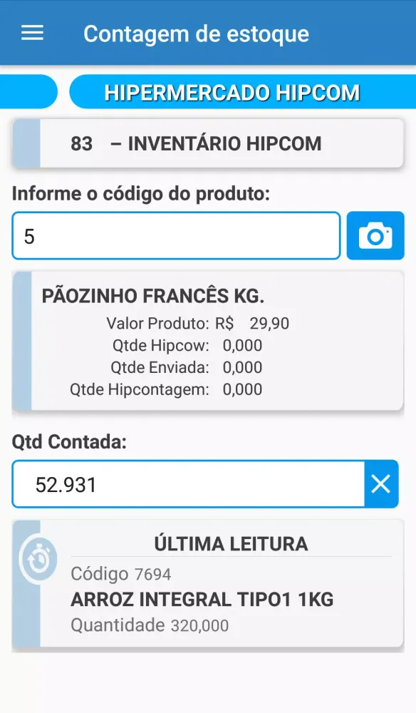 Hipcontagem Screenshots