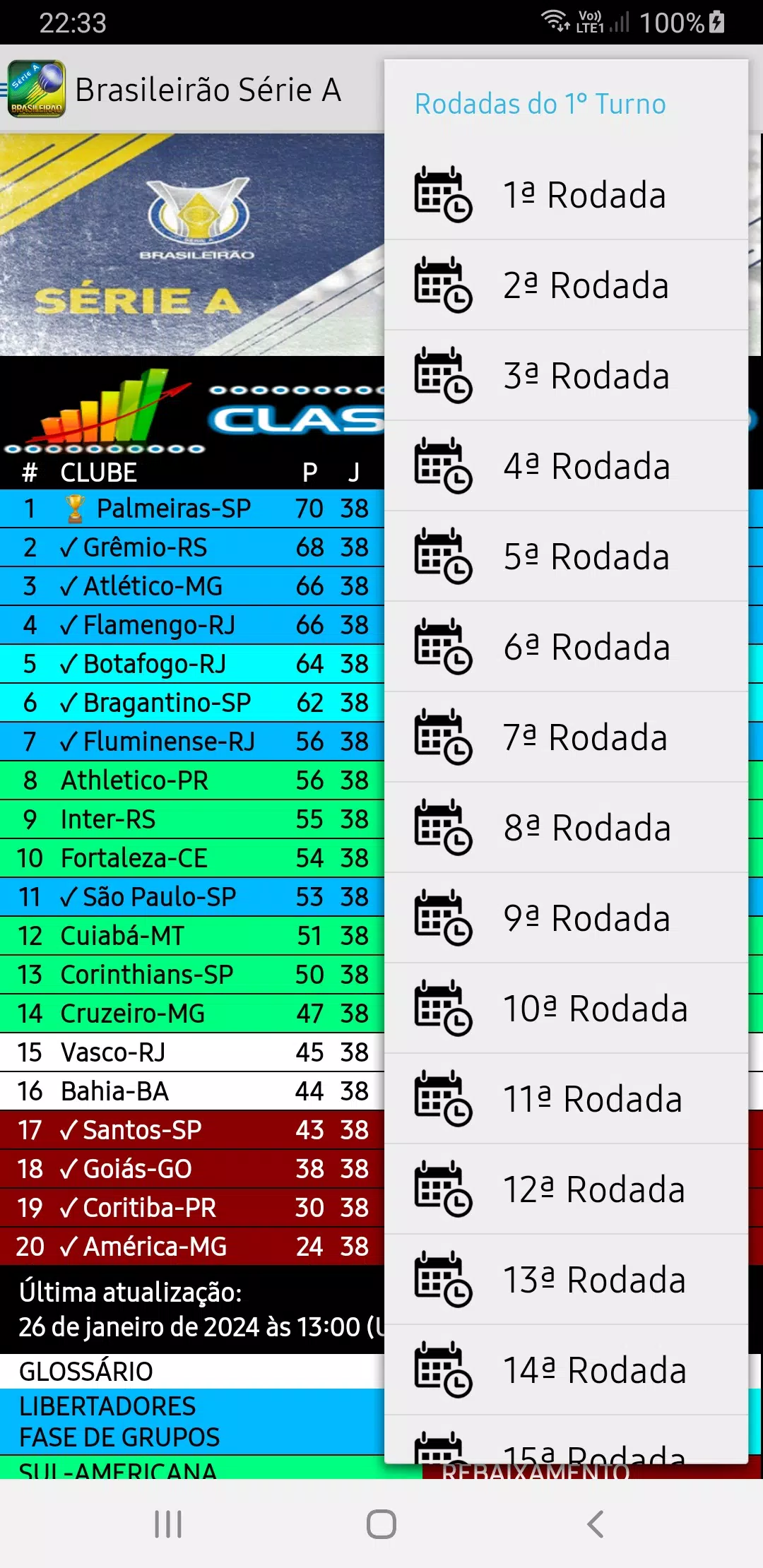 Brasileirão Série A Screenshots
