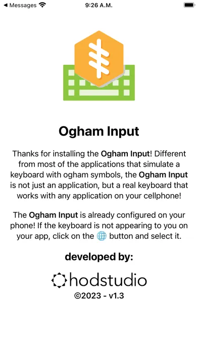 Capturas de pantalla de Ogham Input