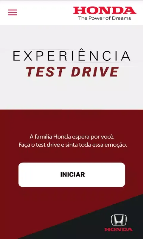 Test Drive Honda Ekran Görüntüleri