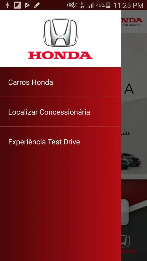 Test Drive Honda Ekran Görüntüleri