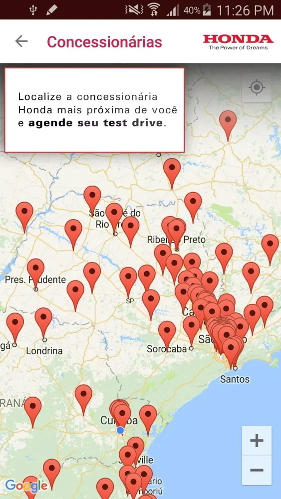 Test Drive Honda Ekran Görüntüleri