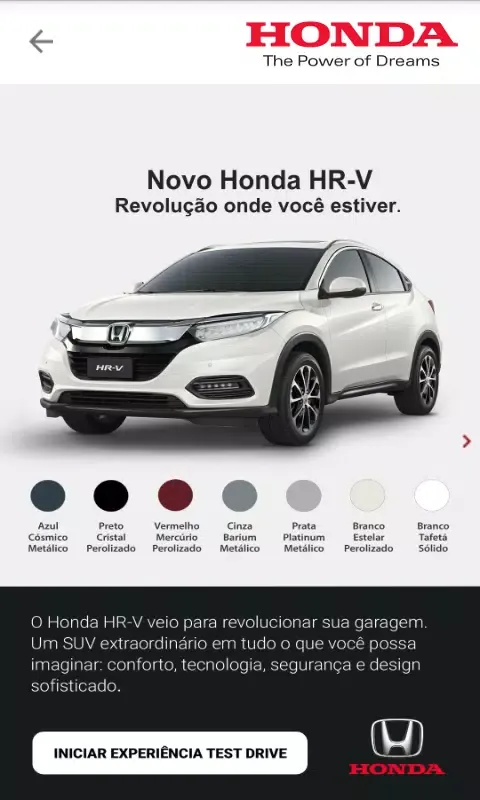 Test Drive Honda Ekran Görüntüleri