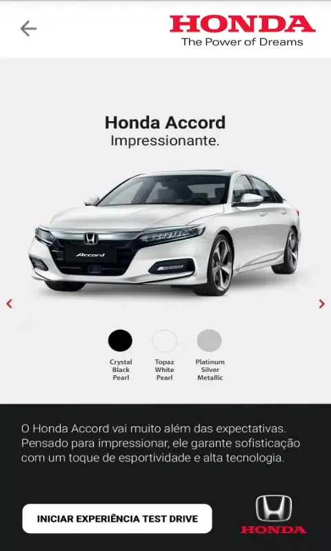 Test Drive Honda Ekran Görüntüleri