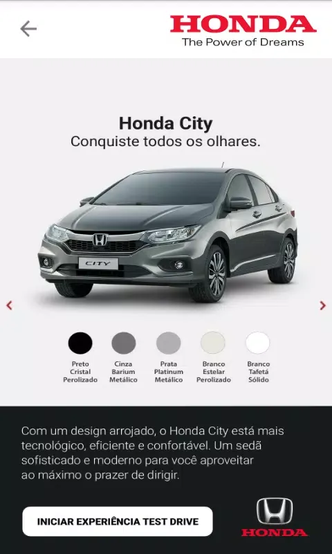 Test Drive Honda Ekran Görüntüleri