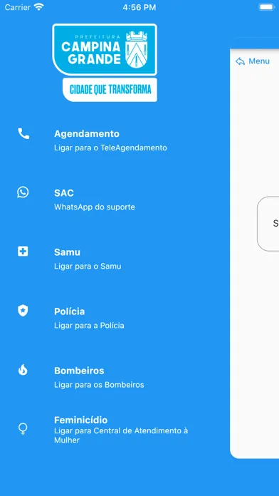 Captures d'écran de Campina Saúde de verdade
