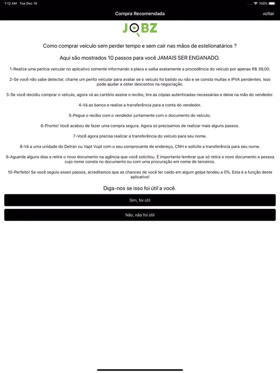Jobz iPad  Screenshots