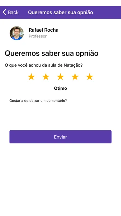 Capturas de pantalla de Hubfit Aluno