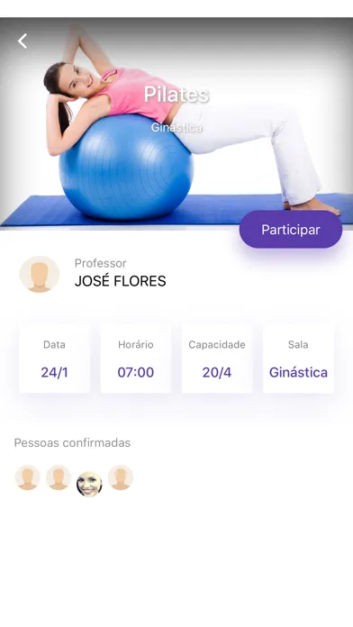 Capturas de pantalla de Hubfit Aluno