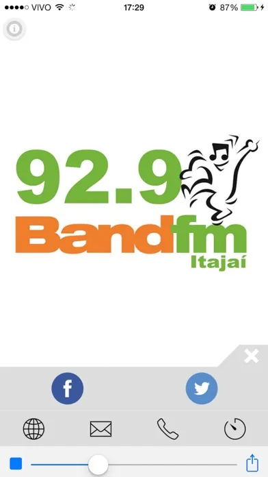 BAND FM ITAJAI 92,9 スクリーンショット