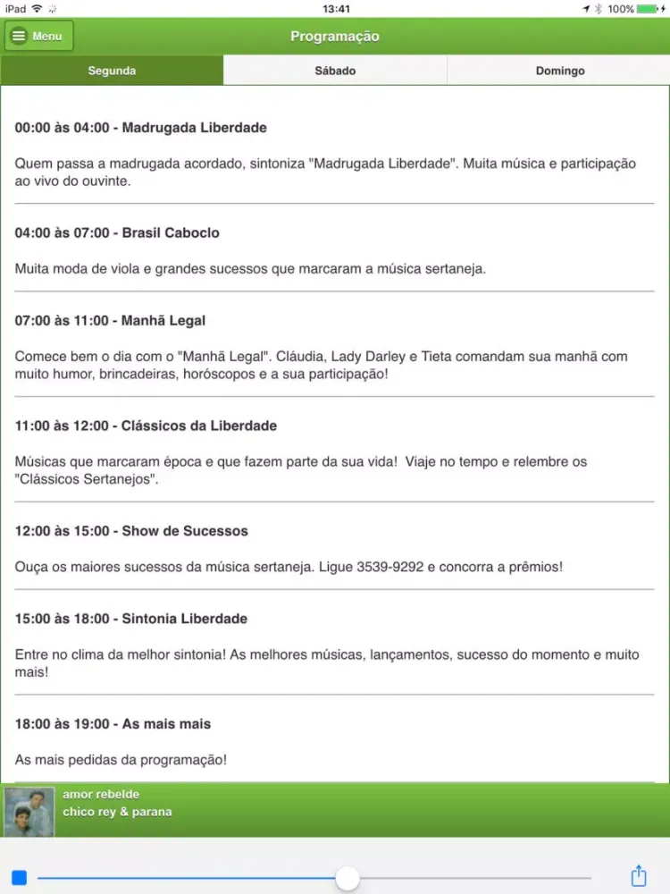 Rádio Liberdade FM 92,9 - MG iPad  سکرین شاٹس