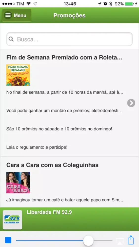 Rádio Liberdade FM 92,9 - MG سکرین شاٹس