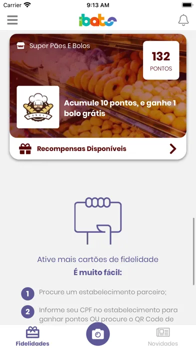 Capturas de tela do ibats