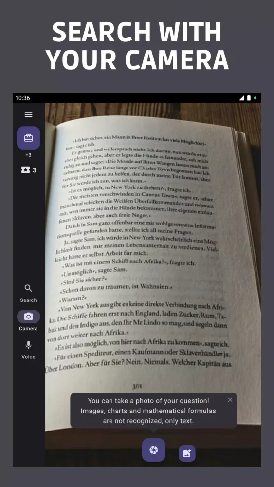 Screenshot di Help AI