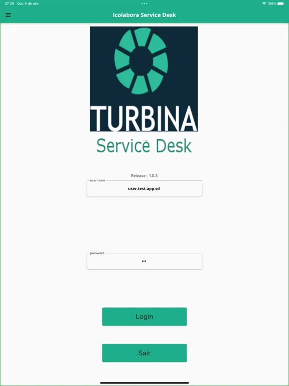 Icolabora Servicedesk iPad  Screenshots