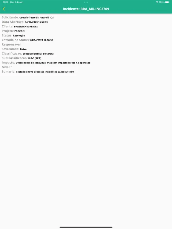 Icolabora Servicedesk iPad  Screenshots
